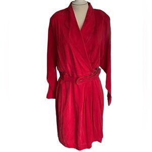 Rabbit Rabbit Rabbit Designs Vintage 90’s Red Criss Cross Dress